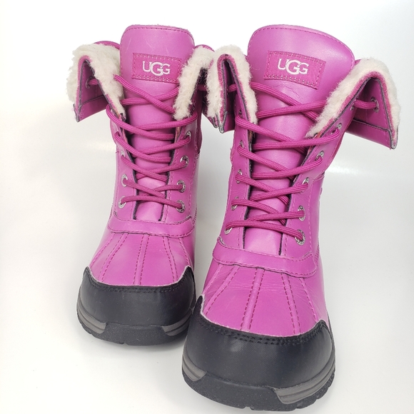 UGG Butte ll Waterproof Winter Boot, Color-Fuschia - Picture 5 of 9